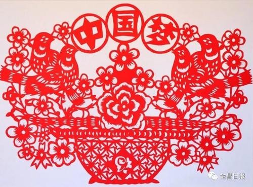 金昌运用剪纸艺术宣传核心价值观