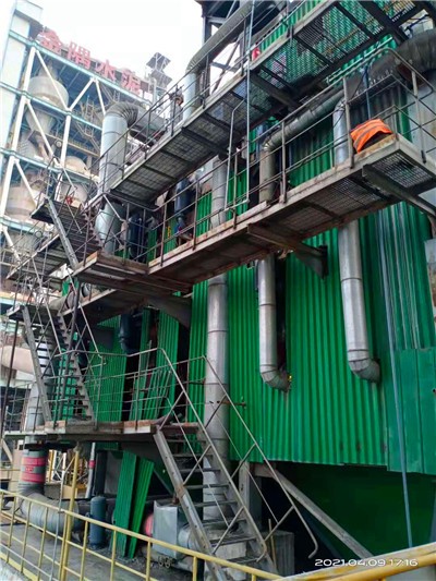 张家口涿鹿金隅水泥余热锅炉安装吹灰器现场