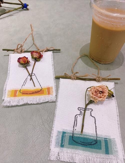 简易自制挂画图片