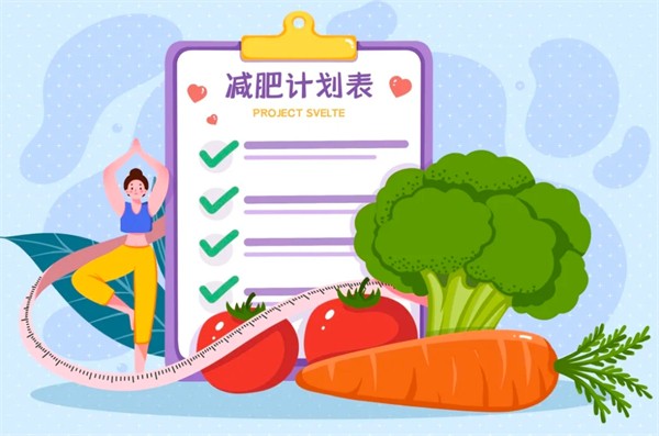 科学减肥方案 来源：“健康中国”微信公众号