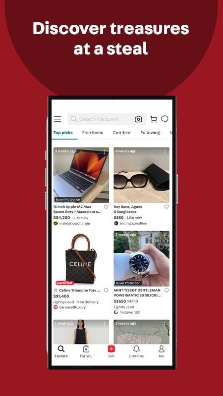 Carousell二手交易平台