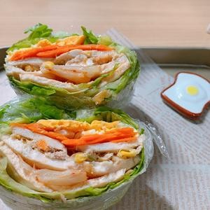 超简易减脂餐（健身后吃）的做法 步骤2