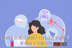 山西大巴价格是多少钱一个月，山西长治到开封的大巴几点发车票价是多少有下午的车吗