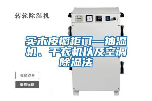 实木皮橱柜门—抽湿机、干衣机以及空调除湿法