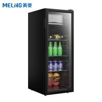 美菱（Meling）96升商用立式冷柜 推拉门展示柜 低音低噪冷藏微冻冰柜 食材饮料酒类蛋糕玻璃储存冰吧 SC-96FL