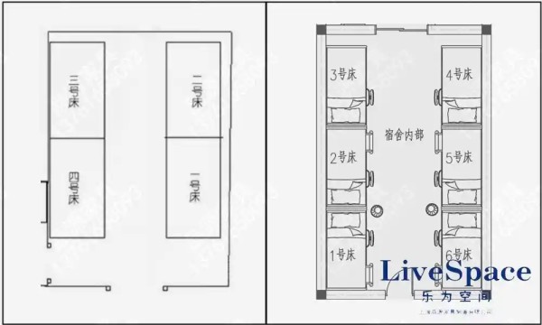 上海南汇中学学生公寓床配套案例