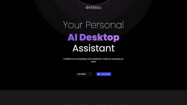 Outskill主页截图