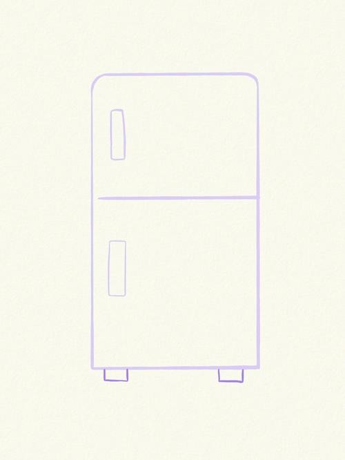 冰箱 简笔画 儿童简笔画