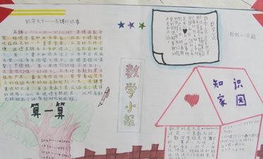 四年级小学生角的量度手抄报小学四年级手抄报