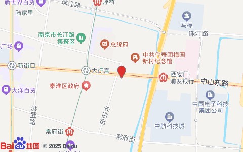 速8酒店(南京金陵总统府店)位置示意图