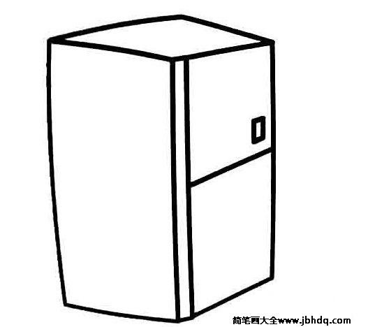 简笔画大全 生活简笔画 生活用品简笔画很多人把冰箱当成了家里的