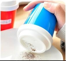 Q793 创意时尚咖啡杯造型牙签筒 多功能牙签盒调味罐