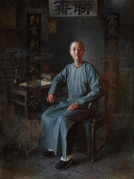 《蒲松龄》200x150cm 2017年 