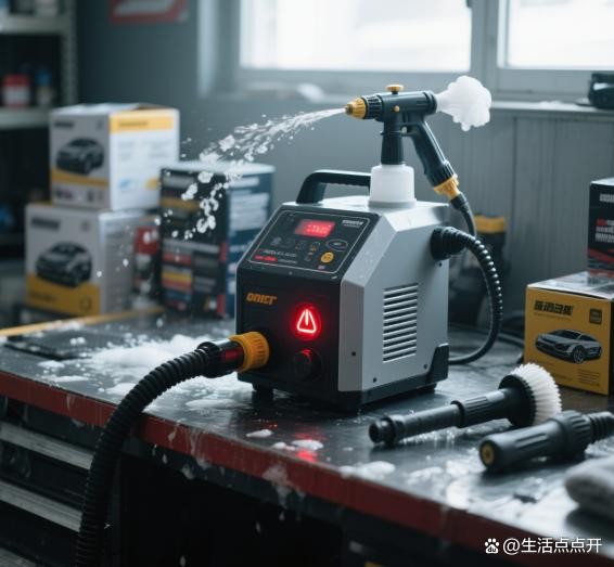 洗车泡沫机打不出泡沫怎么回事-有驾