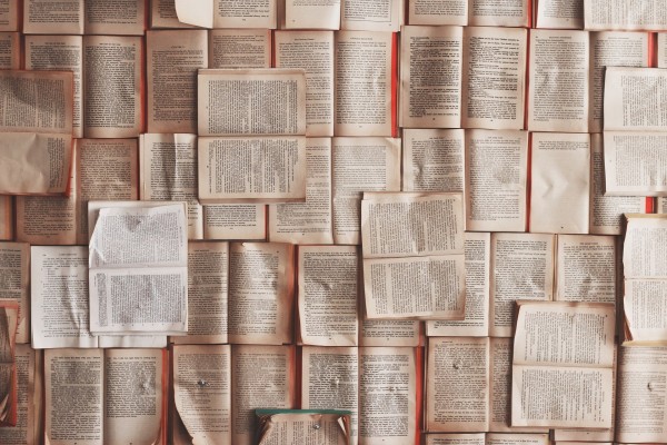 libros de papel reciclado