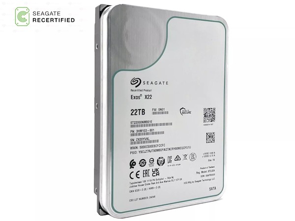 22TB只要2200多元！希捷官方开卖二手翻新硬盘