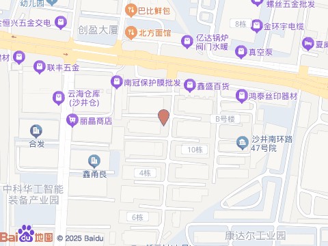 深圳易速配货运代理有限公司位置示意图