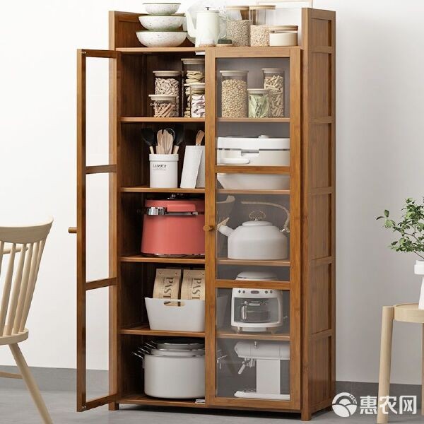 厨房用品置物架家用落地多层微波炉架烤箱收纳架放锅多功能储物架