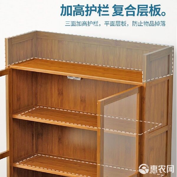 厨房用品置物架家用落地多层微波炉架烤箱收纳架放锅多功能储物架