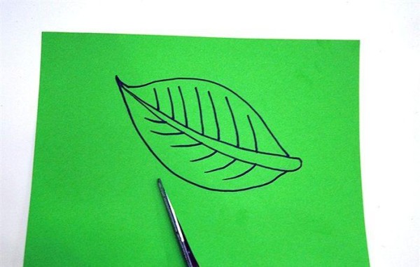 简单的树叶剪纸教程剪纸绘画手工制作大全