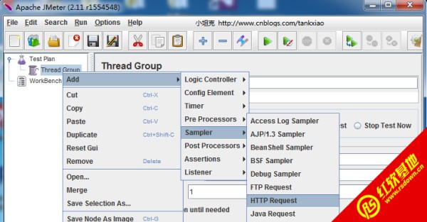 apache jmeter(压力测试工具)