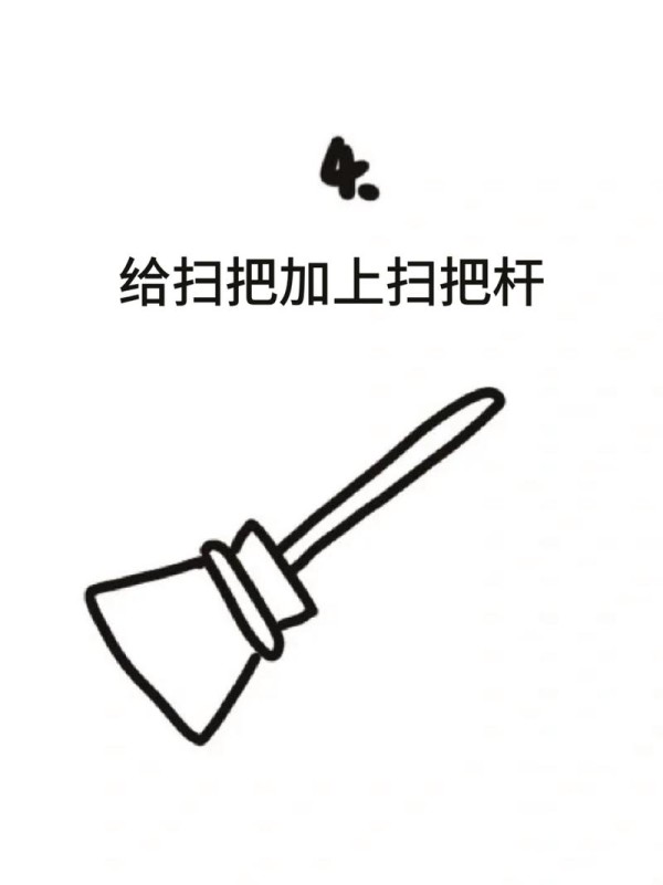 亲子活动呢我今天是打扫完家里后带着孩子画一些劳动工具的简笔画