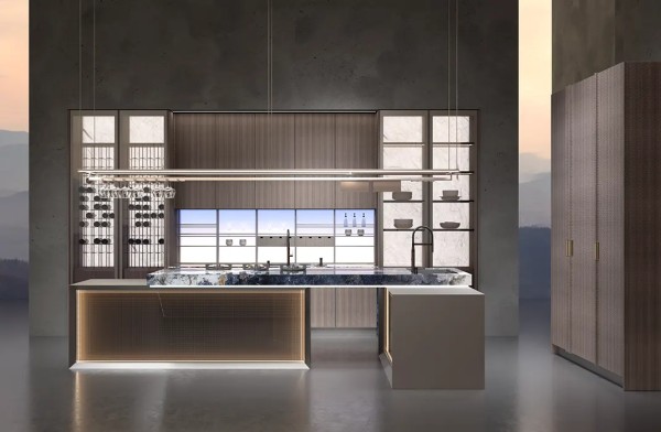 luxury-contemporary-European-wood-kitchen-cabinets-design