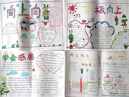 五年级乐观向上积极进取心理健康手抄报乐观积极向上的手抄报-在线