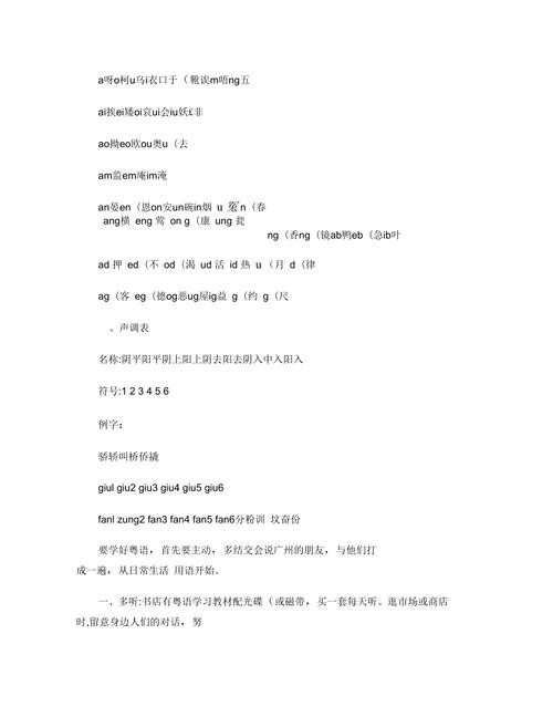 掌握粤语精髓，揭秘高效学习策略，粤语学习秘籍，从基础到精通的五大高效策略-图2