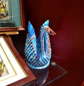 折纸天鹅手工艺品