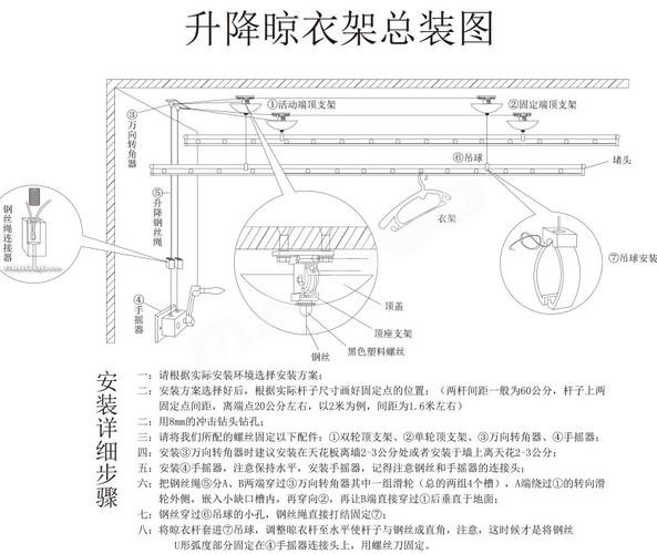 手摇晾衣架降不下？教你快速修复！-第3张图片-索能光电网