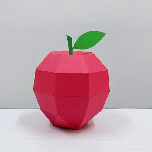 有趣小水水果3d模型diy儿童手工折纸纸模其他类型纸模