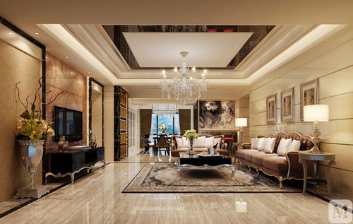 简约欧式风格集成了传统欧式风格的装饰特点在设计上追求空间变化的