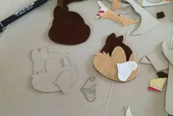 神工DIY小课堂：创意松鼠头布艺饰品