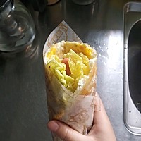 快速早餐手抓饼的做法图解7