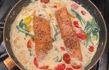 ［三文鱼创新吃法］托斯卡纳三文鱼 Tuscan Salmon