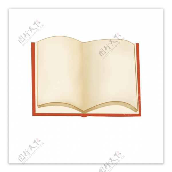 书籍课本彩色做旧手绘