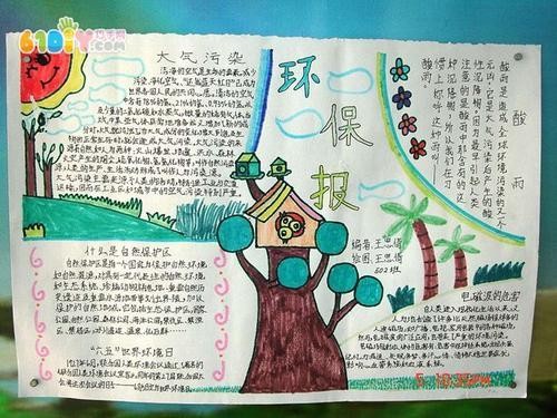 低碳环境定践于行手抄报 低碳环保手抄报