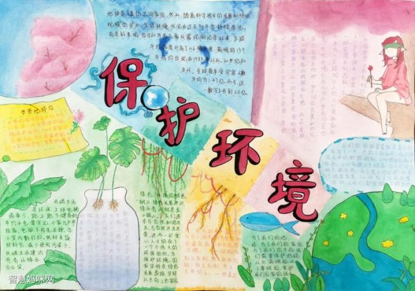 图910张保护环境手抄报一等奖作品-图10保护环境手抄报环保小报图片