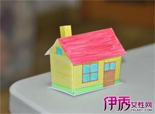 经济 市场观察 幼儿简单手工折纸小房子教程