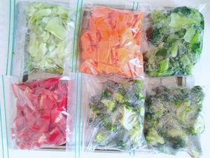 蔬菜菌菇食材保存方法冷冻蔬菜的做法 步骤1