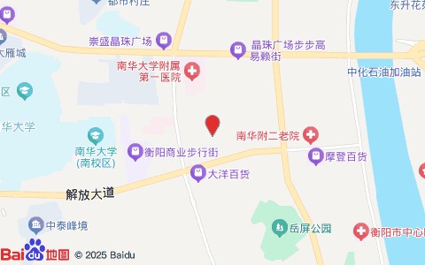 青山街道社区卫生服务中心位置示意图