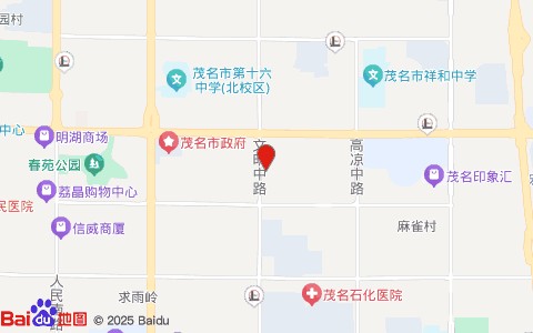 荔红社区卫生服务站位置示意图