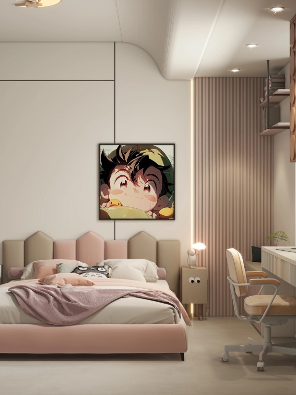 双人电竞房装修效果图-儿童房