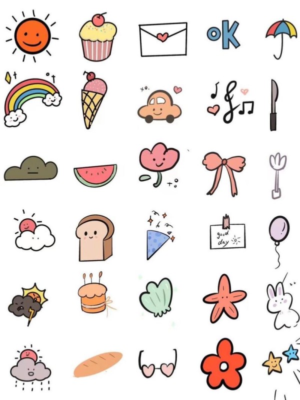 简笔画练习|物件 小小的日常