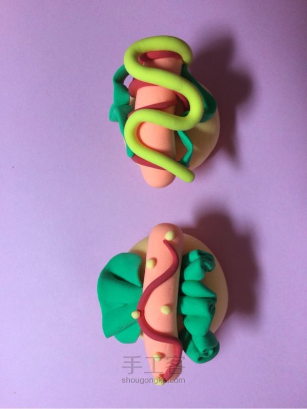 创意粘土 粘土美食DIY 第12步