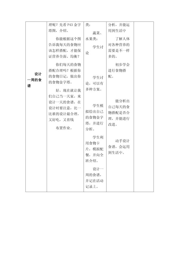 苏教版-四年级上册-4单元 吃的学问-2．怎样搭配食物_第2页
