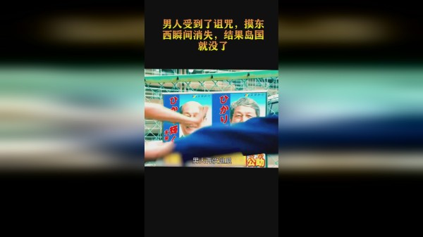 男人受到了诅咒，摸东西瞬间消失，结果岛国就没了