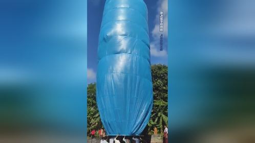 热气球升空实验 气体热胀冷缩