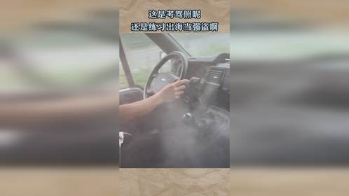 这是考驾照呢，还是练习出海当强盗啊